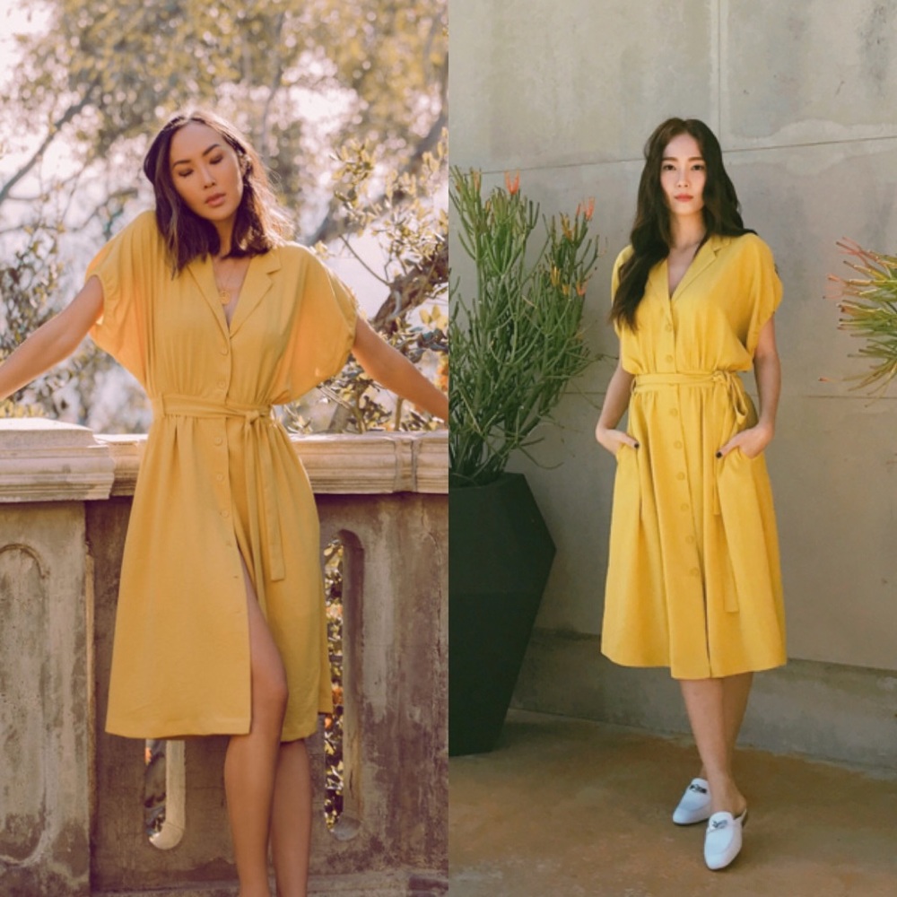 NWT Chriselle Lim x J.O.A Dress w/ POCKETS